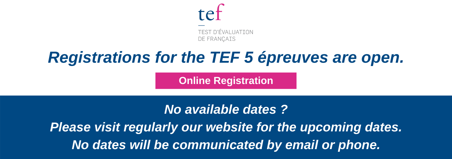 Cours De Français En Ligne Alliance Française tef 5 en | Alliance Française Ottawa